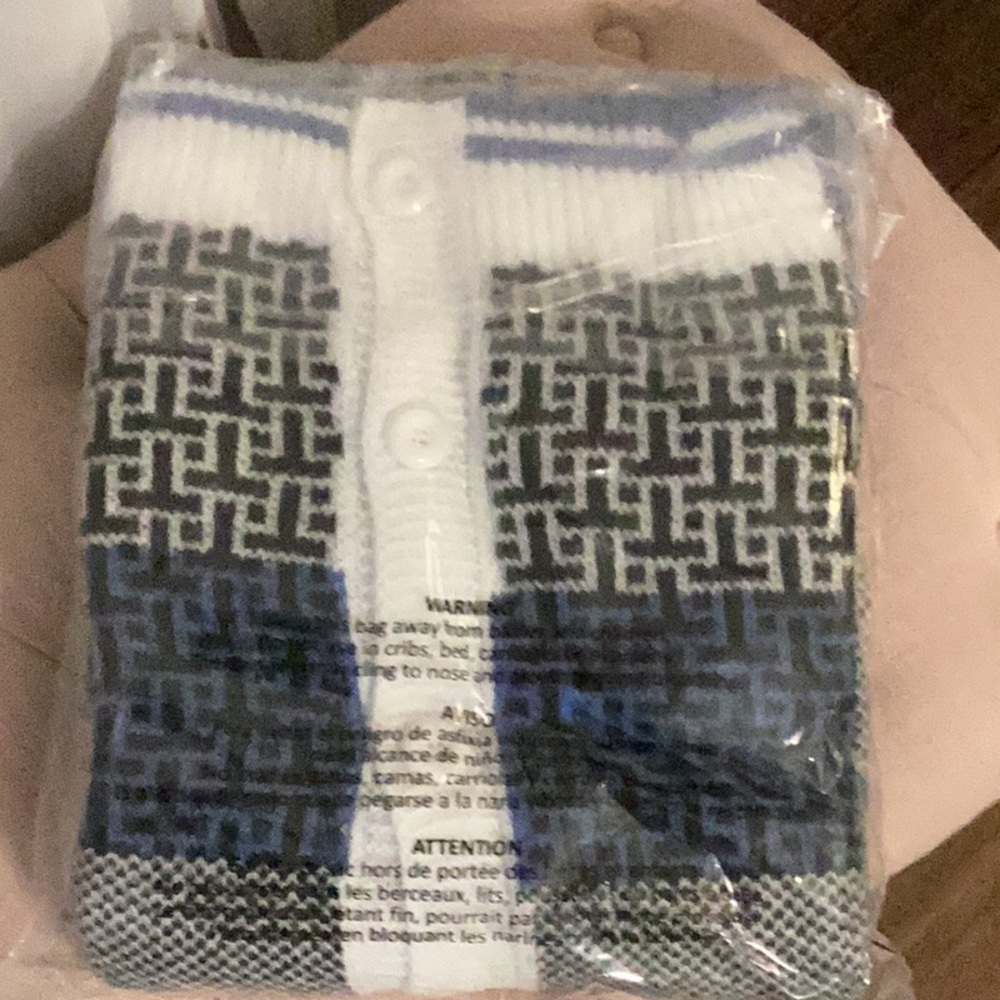 🌸Oversized Button Up V-Neck Cardigan Blue Grey White Black - Picture 12 of 12